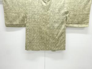 アンティーク　板締め絞り田舎風景模様羽織